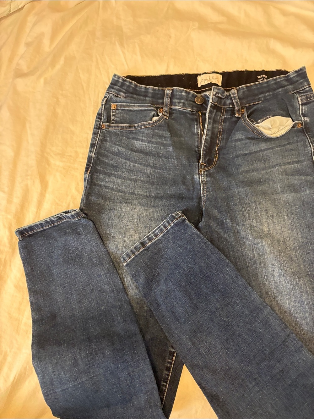 Nicole Miller Women's Dark Blue Skinny Jeans